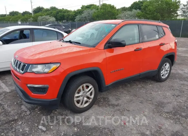 JEEP COMPASS 2018 vin 3C4NJCAB9JT123000 from auto auction Iaai