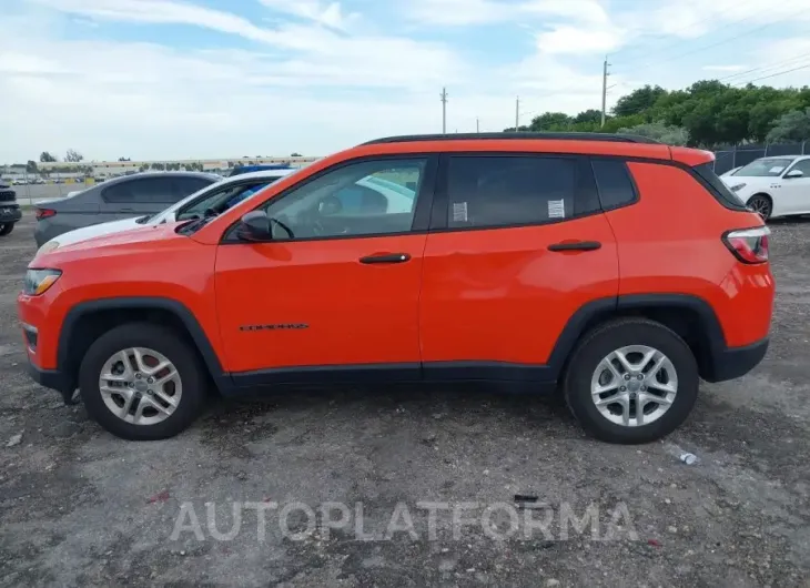 JEEP COMPASS 2018 vin 3C4NJCAB9JT123000 from auto auction Iaai