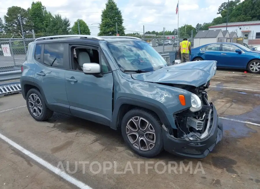 JEEP RENEGADE 2017 vin ZACCJADB9HPE93839 from auto auction Iaai