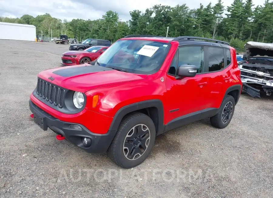 JEEP RENEGADE 2016 vin ZACCJBCT3GPD12684 from auto auction Iaai