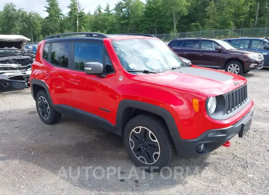 JEEP RENEGADE 2016 vin ZACCJBCT3GPD12684 from auto auction Iaai