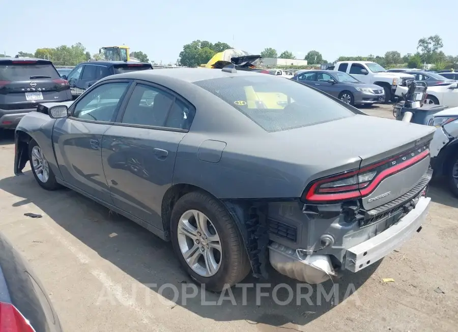 DODGE CHARGER 2023 vin 2C3CDXBGXPH663252 from auto auction Iaai