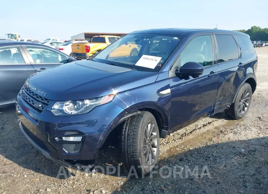 LAND ROVER DISCOVERY SPORT 2019 vin SALCP2FX9KH808496 from auto auction Iaai