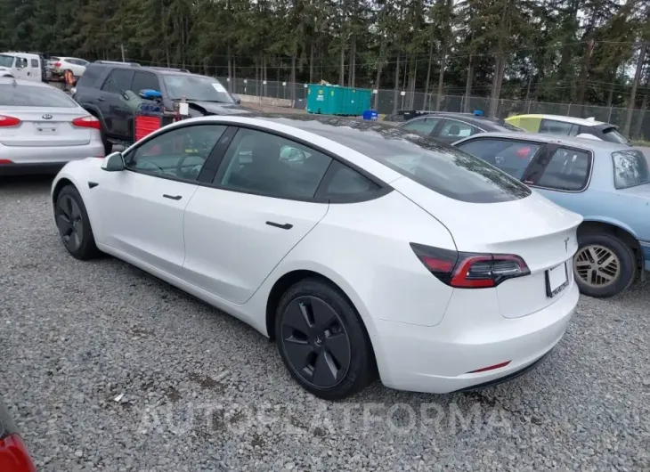 TESLA MODEL 3 2021 vin 5YJ3E1EA0MF929831 from auto auction Iaai