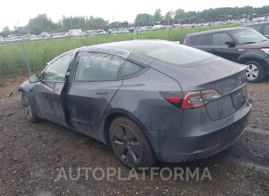 TESLA MODEL 3 2023 vin 5YJ3E1EA4PF711542 from auto auction Iaai