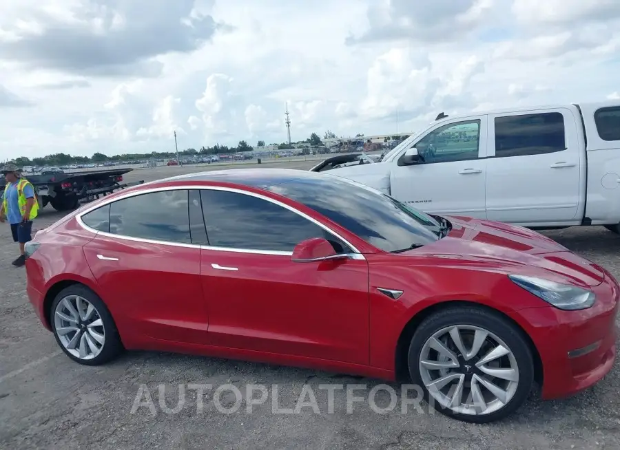 TESLA MODEL 3 2018 vin 5YJ3E1EA8JF015483 from auto auction Iaai