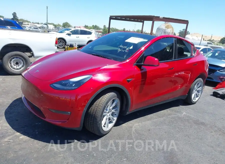 TESLA MODEL Y 2024 vin 7SAYGDEE1RF054483 from auto auction Iaai