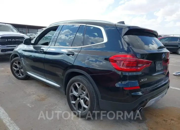 BMW X3 2021 vin 5UXTY3C0XM9F63322 from auto auction Iaai