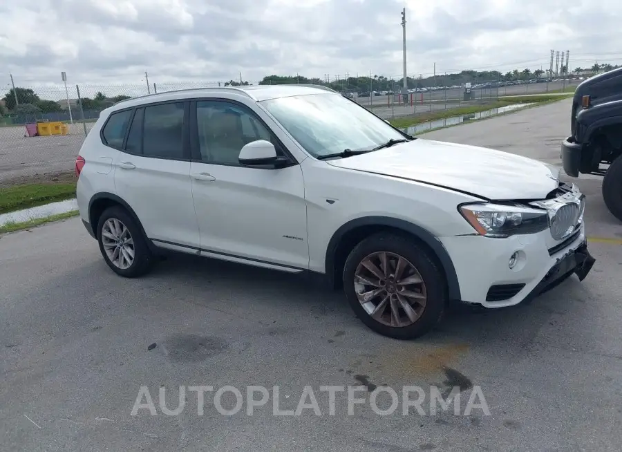 BMW X3 2017 vin 5UXWX9C55H0T04730 from auto auction Iaai