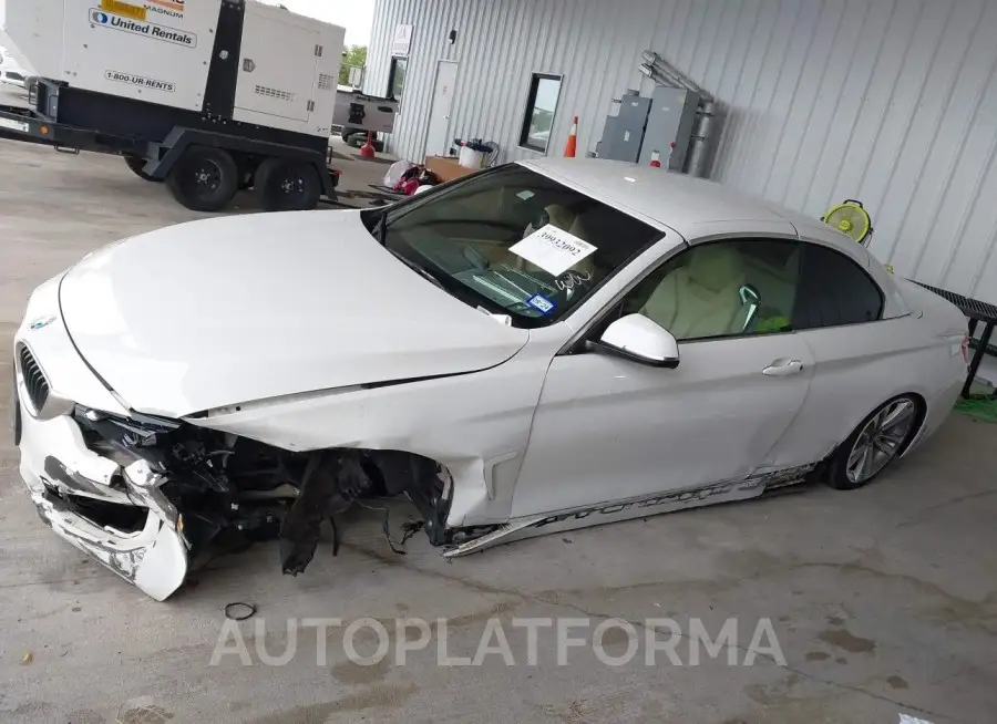 BMW 430I 2018 vin WBA4Z1C5XJEC60558 from auto auction Iaai