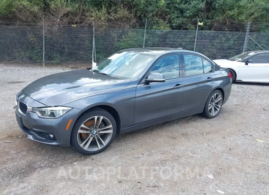 BMW 320I 2018 vin WBA8A3C57JA498893 from auto auction Iaai