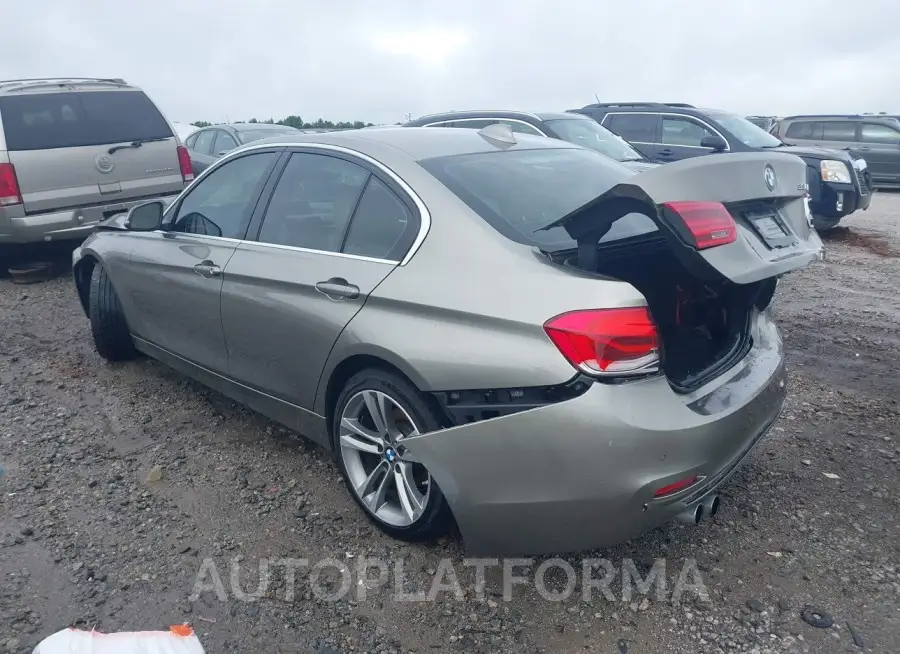 BMW 330I 2018 vin WBA8B9G58JNU98372 from auto auction Iaai