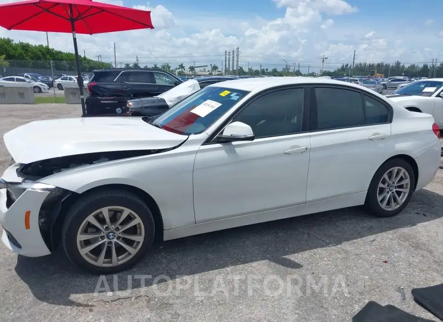 BMW 320I 2017 vin WBA8E1G58HNU15154 from auto auction Iaai