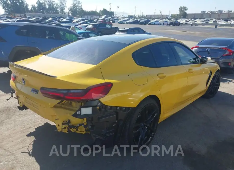 BMW M8 GRAN COUPE 2021 vin WBSGV0C01MCF61738 from auto auction Iaai