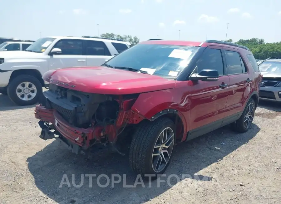 FORD EXPLORER 2018 vin 1FM5K8GT6JGC81417 from auto auction Iaai