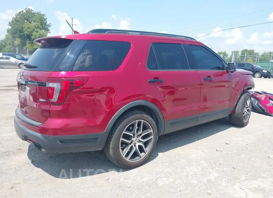 FORD EXPLORER 2018 vin 1FM5K8GT6JGC81417 from auto auction Iaai