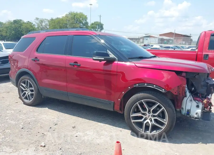 FORD EXPLORER 2018 vin 1FM5K8GT6JGC81417 from auto auction Iaai