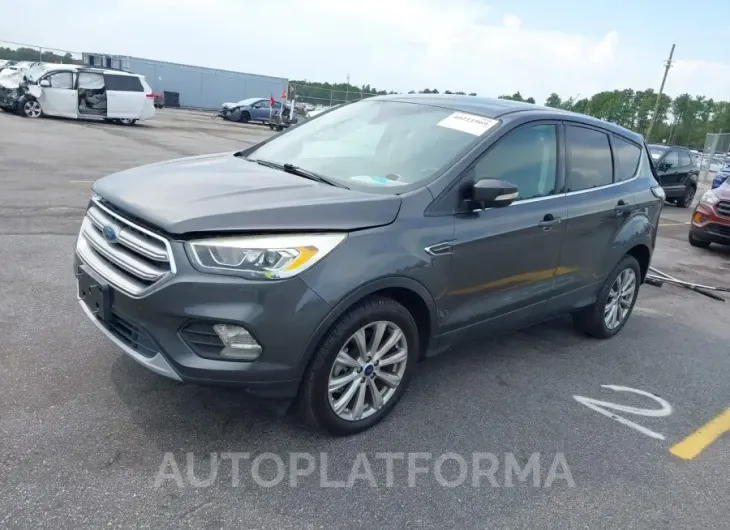 FORD ESCAPE 2017 vin 1FMCU9JD7HUE50820 from auto auction Iaai