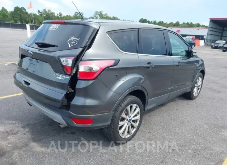 FORD ESCAPE 2017 vin 1FMCU9JD7HUE50820 from auto auction Iaai