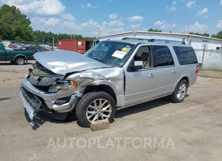 FORD EXPEDITION EL 2016 vin 1FMJK2AT1GEF35396 from auto auction Iaai