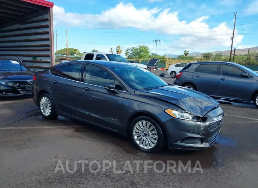 FORD FUSION HYBRID 2016 vin 3FA6P0LU8GR227604 from auto auction Iaai