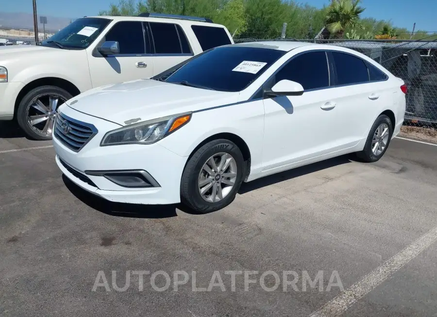 HYUNDAI SONATA 2016 vin 5NPE24AF6GH408350 from auto auction Iaai