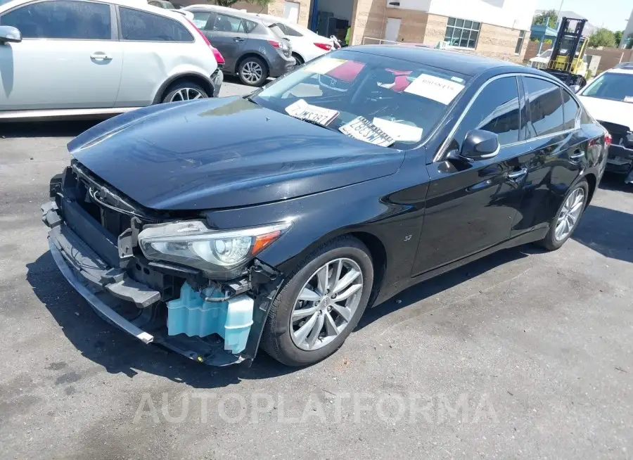 INFINITI Q50 2015 vin JN1BV7AP1FM334542 from auto auction Iaai