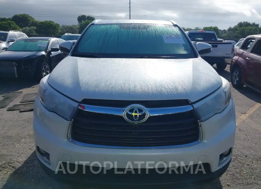 TOYOTA HIGHLANDER 2016 vin 5TDYKRFHXGS152308 from auto auction Iaai