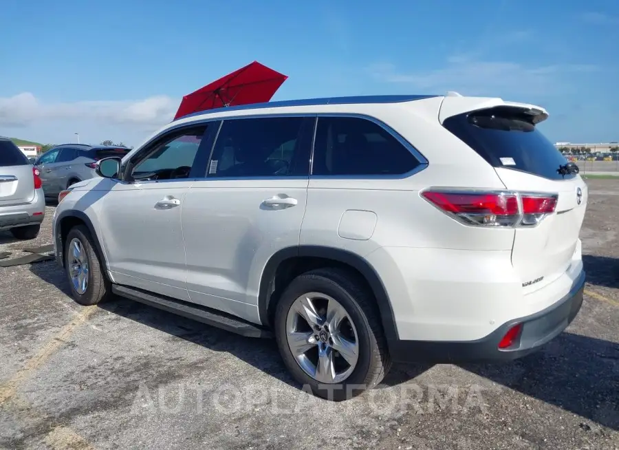 TOYOTA HIGHLANDER 2016 vin 5TDYKRFHXGS152308 from auto auction Iaai