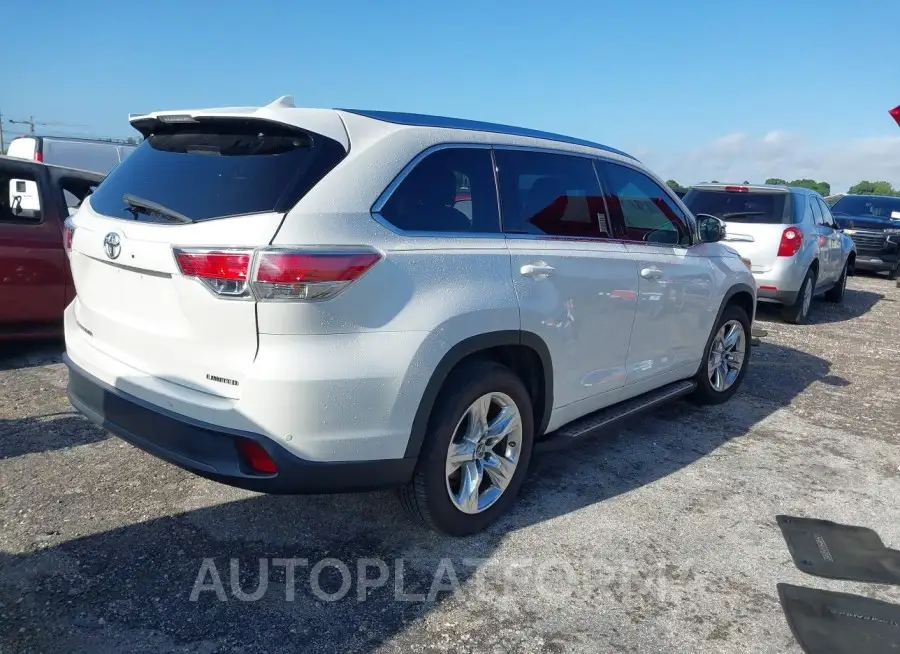 TOYOTA HIGHLANDER 2016 vin 5TDYKRFHXGS152308 from auto auction Iaai