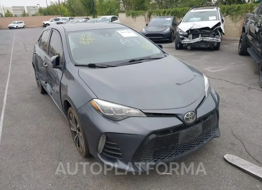 TOYOTA COROLLA 2017 vin 5YFBURHE2HP624112 from auto auction Iaai