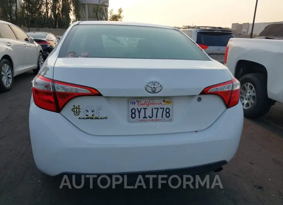 TOYOTA COROLLA 2016 vin 5YFBURHE5GP461728 from auto auction Iaai