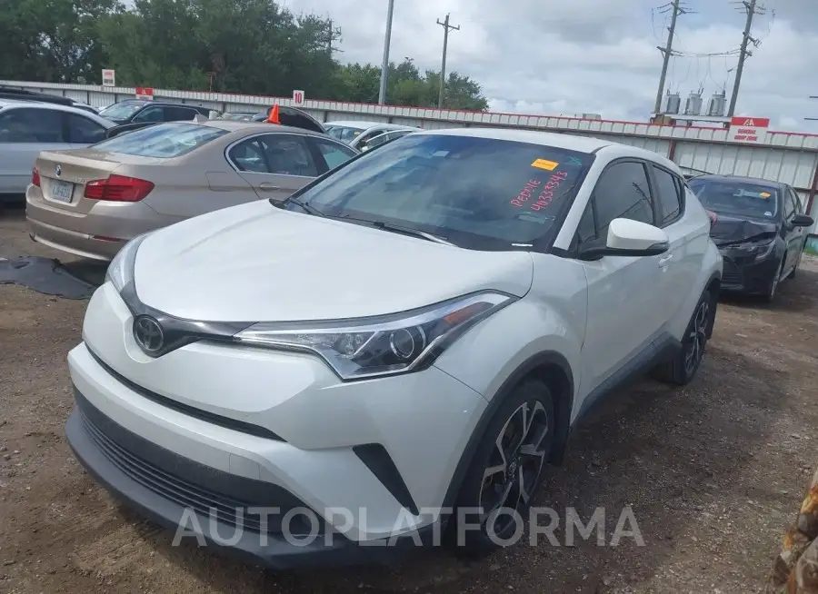 TOYOTA C-HR 2018 vin JTNKHMBX4J1001128 from auto auction Iaai