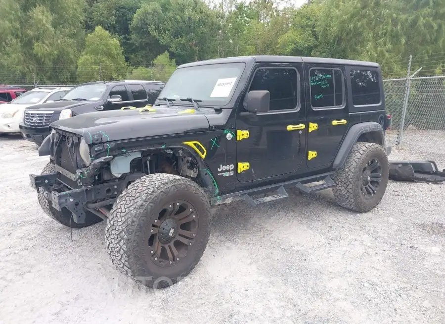 JEEP WRANGLER UNLIMITED 2019 vin 1C4HJXDG7KW662223 from auto auction Iaai