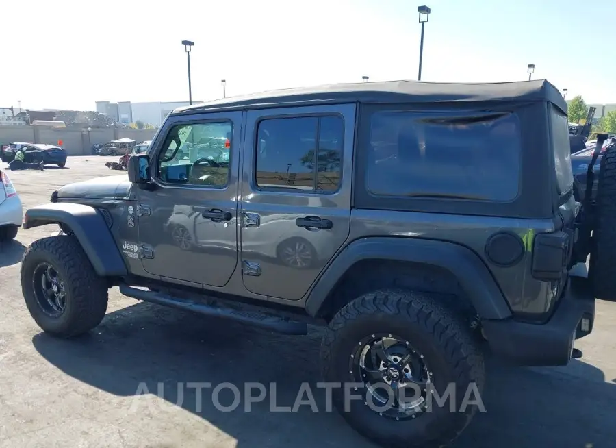 JEEP WRANGLER UNLIMITED 2018 vin 1C4HJXDN9JW316509 from auto auction Iaai