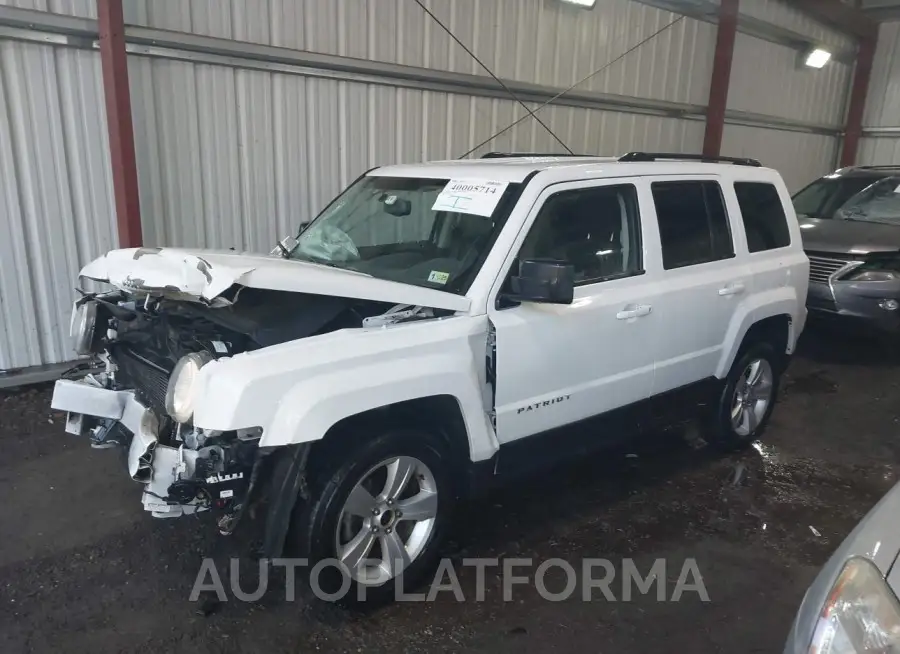 JEEP PATRIOT 2016 vin 1C4NJPFB7GD590172 from auto auction Iaai