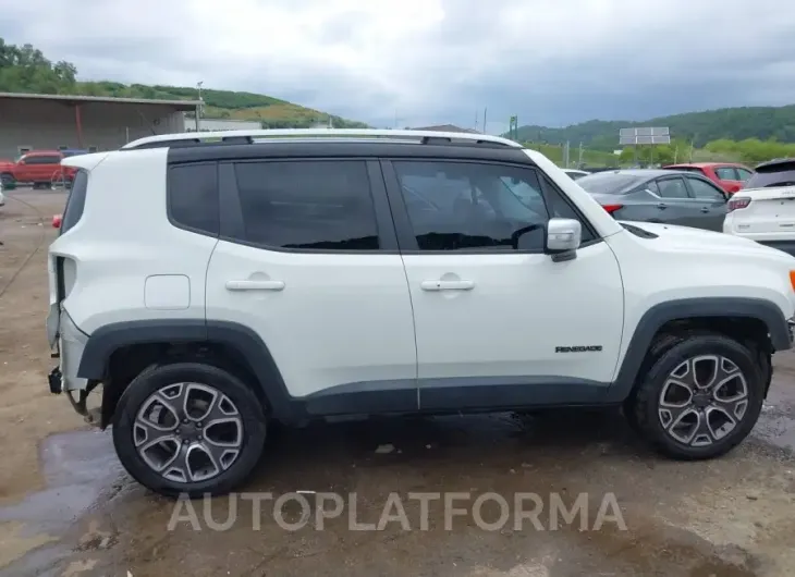 JEEP RENEGADE 2015 vin ZACCJBDT9FPC44758 from auto auction Iaai