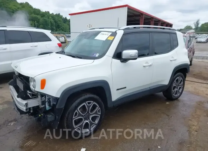 JEEP RENEGADE 2015 vin ZACCJBDT9FPC44758 from auto auction Iaai