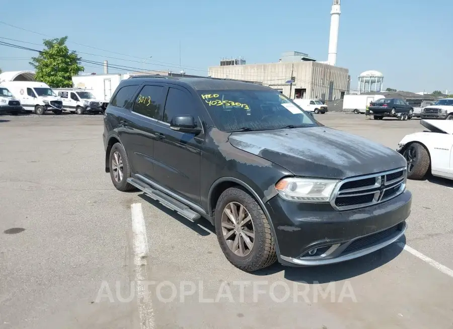 DODGE DURANGO 2016 vin 1C4RDHDG5GC440273 from auto auction Iaai