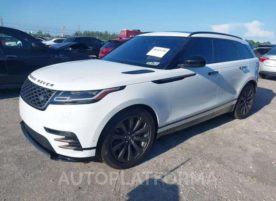 LAND ROVER RANGE ROVER VELAR 2018 vin SALYL2RV9JA745130 from auto auction Iaai