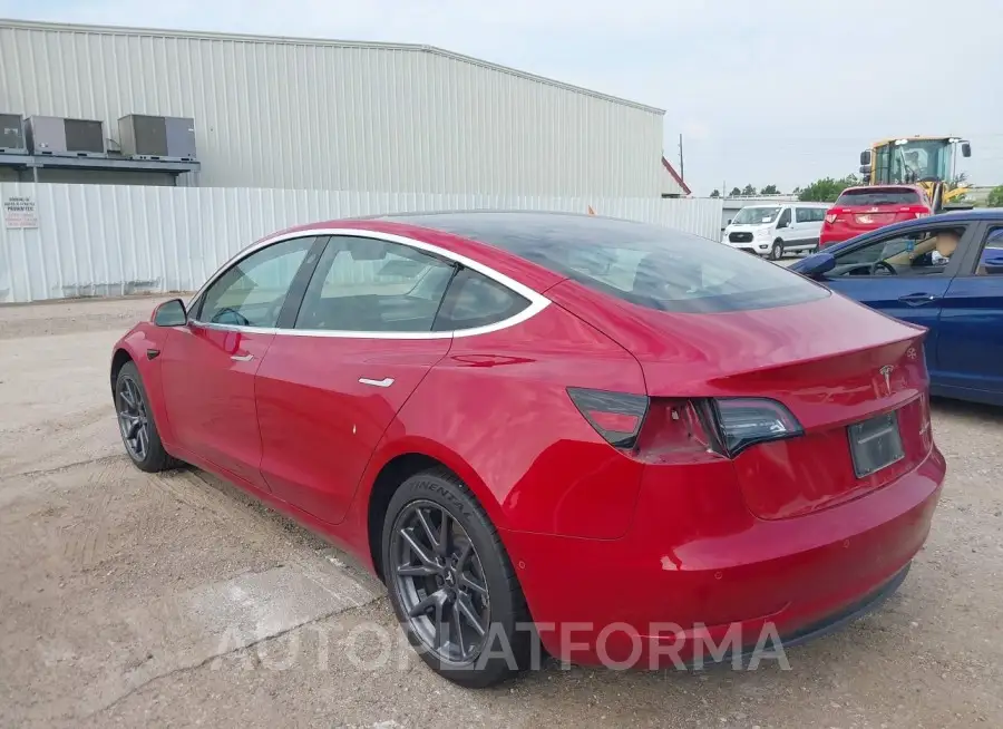 TESLA MODEL 3 2019 vin 5YJ3E1EB5KF496674 from auto auction Iaai