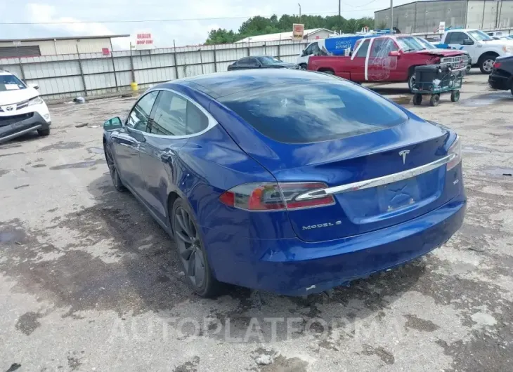 TESLA MODEL S 2015 vin 5YJSA1E29FF104437 from auto auction Iaai