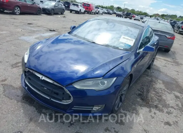 TESLA MODEL S 2015 vin 5YJSA1E29FF104437 from auto auction Iaai