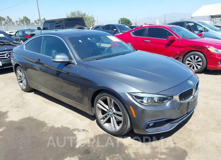 BMW 430I 2019 vin WBA4W3C56KAF92672 from auto auction Iaai