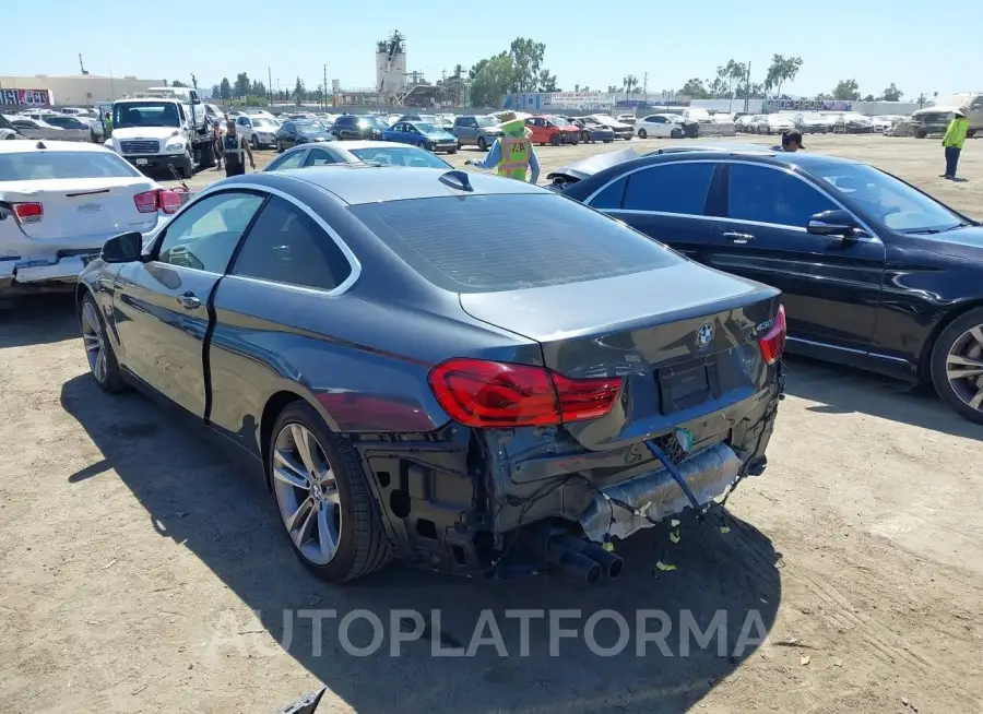 BMW 430I 2019 vin WBA4W3C56KAF92672 from auto auction Iaai