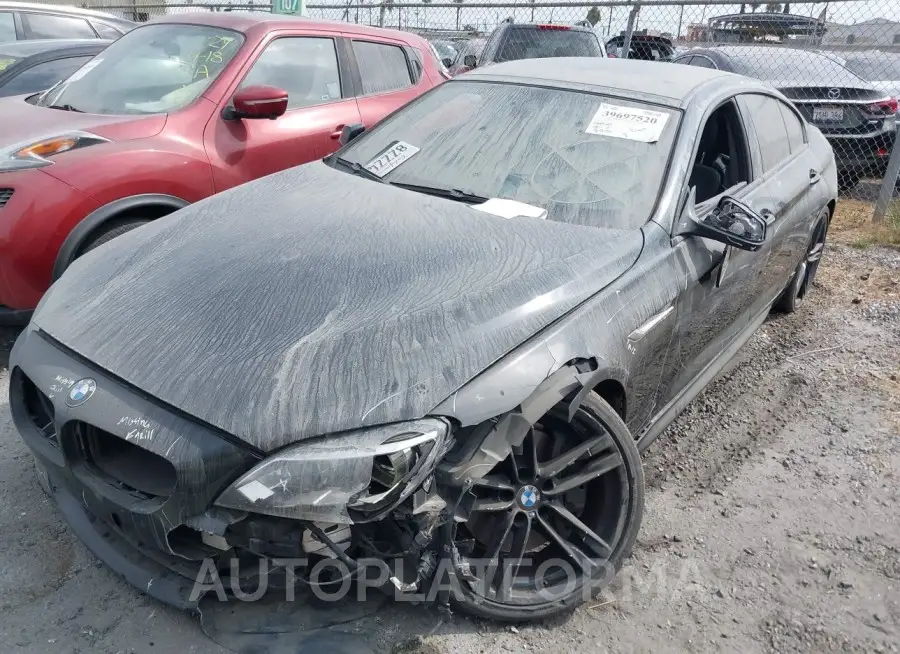 BMW 650I GRAN COUPE 2015 vin WBA6B2C59FD799296 from auto auction Iaai