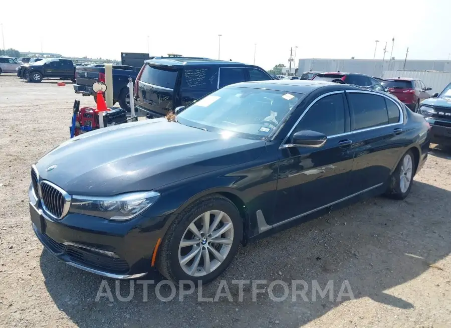 BMW 740I 2018 vin WBA7E2C51JG742724 from auto auction Iaai