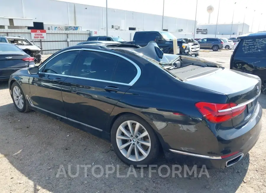 BMW 740I 2018 vin WBA7E2C51JG742724 from auto auction Iaai