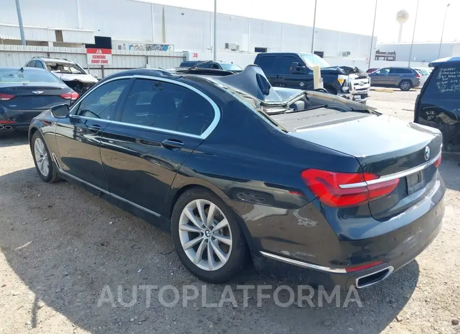 BMW 740I 2018 vin WBA7E2C51JG742724 from auto auction Iaai