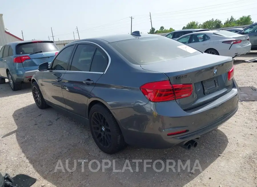 BMW 330I 2017 vin WBA8B9G31HNU56845 from auto auction Iaai